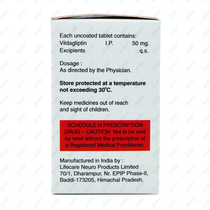 Vildavas 50mg Tablet 15's