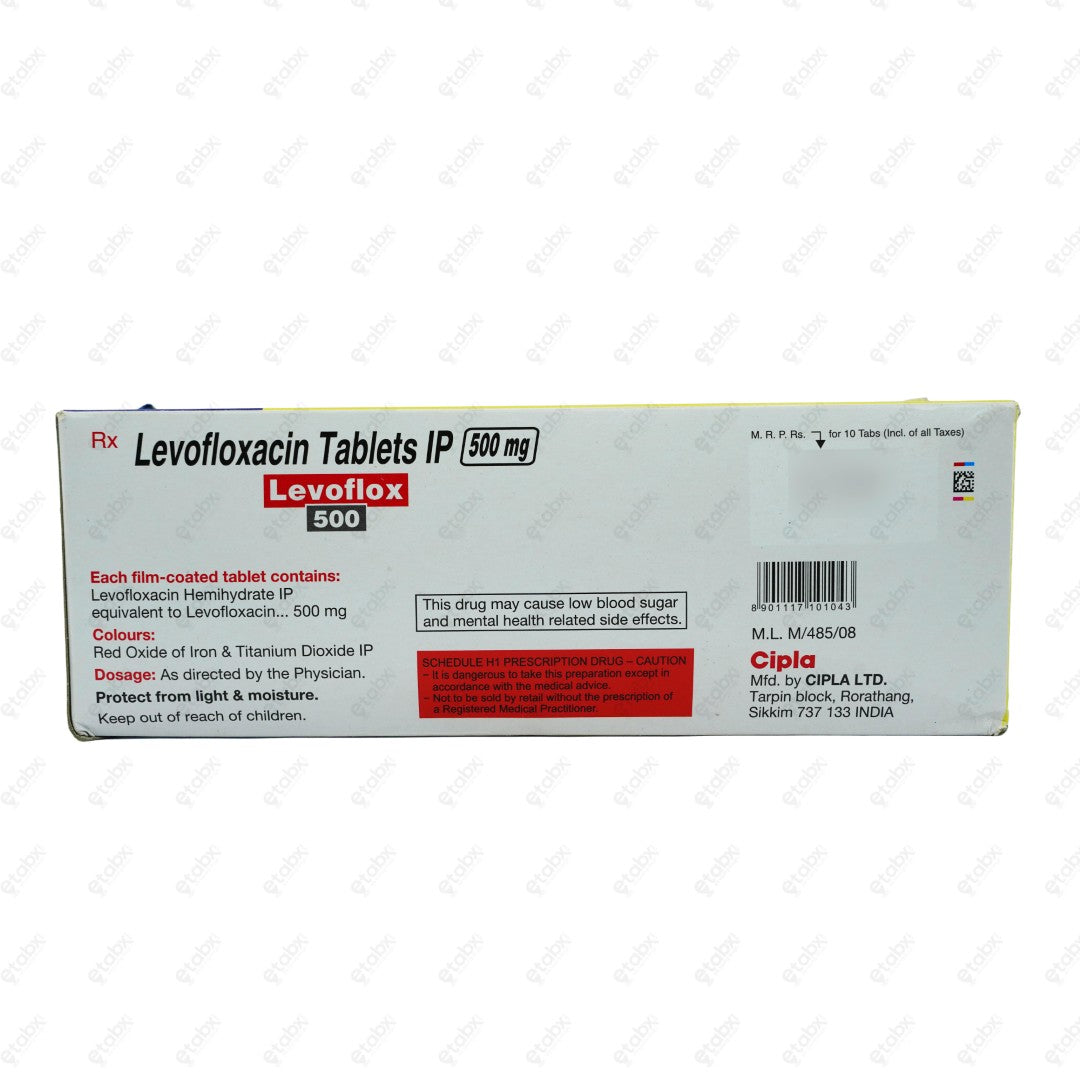 Levoflox 500mg Tablets 10's