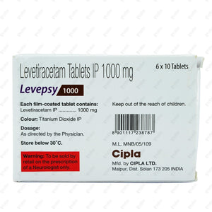 Levepsy 1000mg Tablet 10's