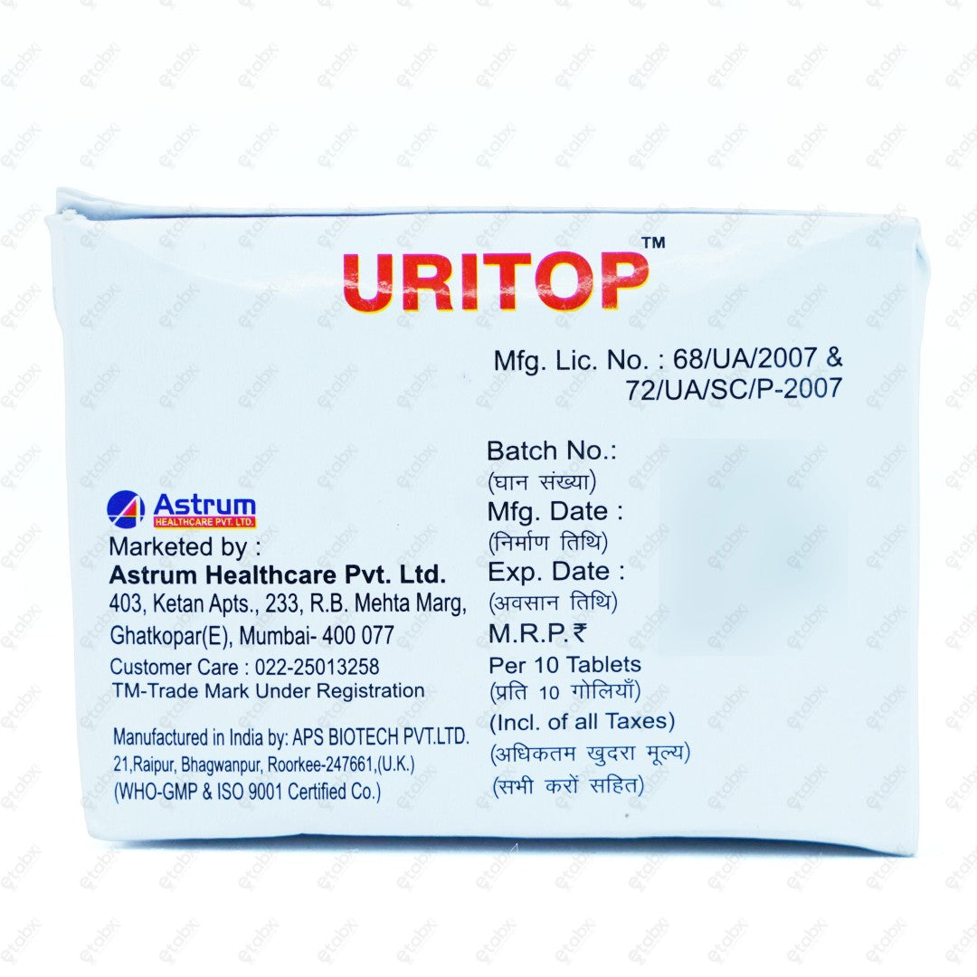 Uritop Tablets 10'S