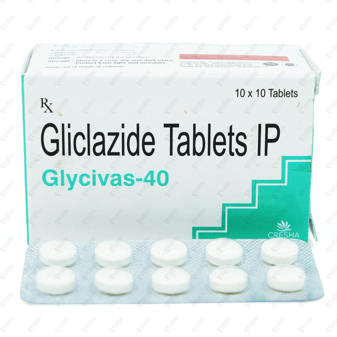 Glycivas 40mg Tablet 10's