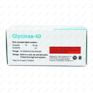 Glycivas 40mg Tablet 10's