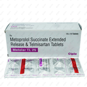 Metolar TL 25 Tablet 10's