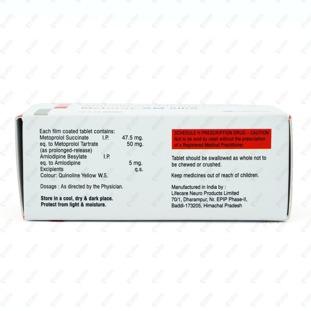 Metoray AM 50/5 Tablets 10's