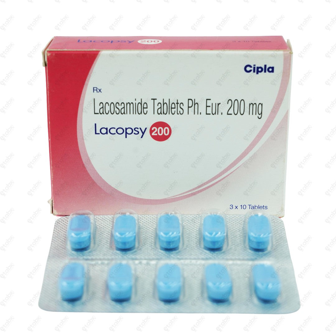 Lacopsy 200mg Tablets 10s