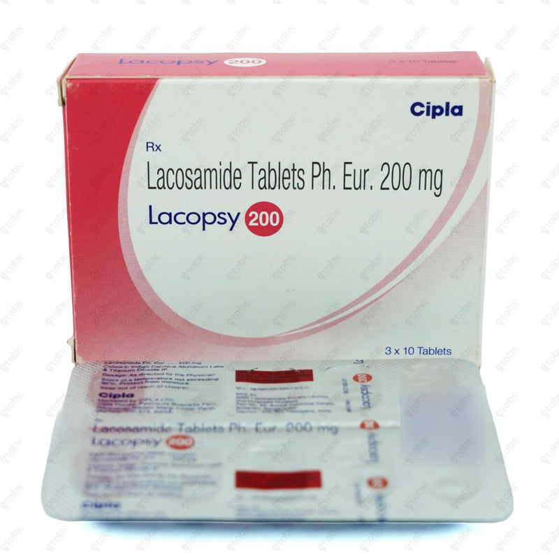 Lacopsy 200mg Tablets 10s