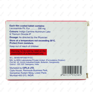 Lacopsy 200mg Tablets 10s
