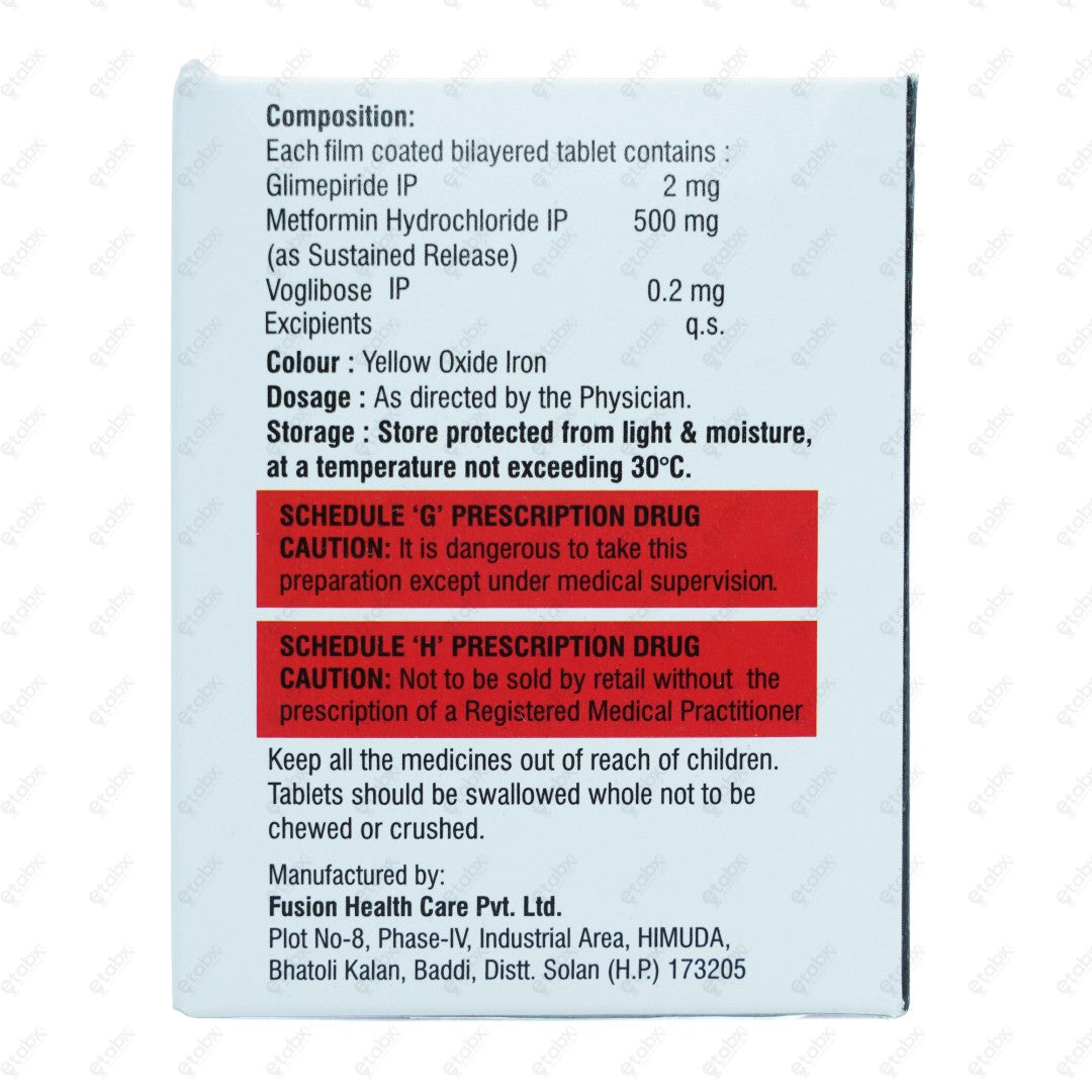 Glynamic MV2 Tablet 10's