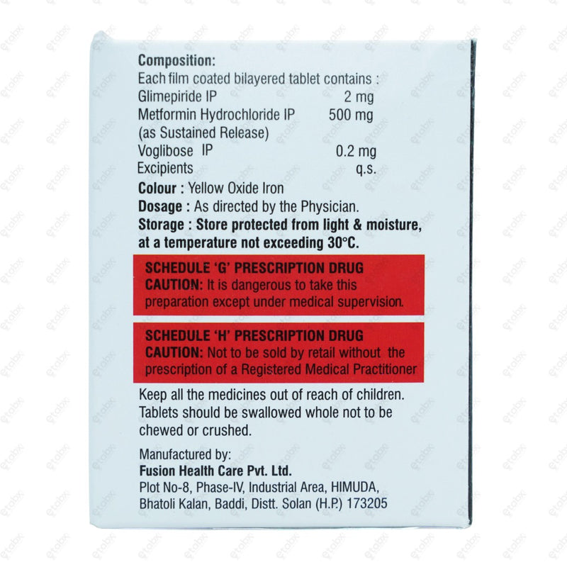 Glynamic MV2 Tablet 10's