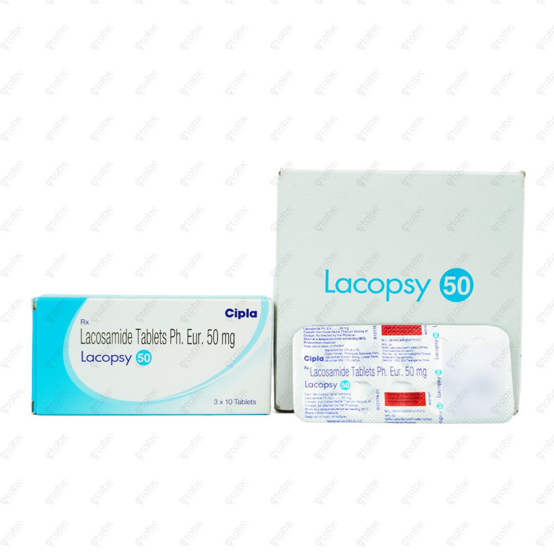 Lacopsy 50mg Tablets 10's