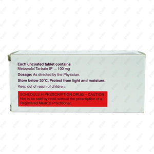 METOLAR 100mg Tablets (10's)