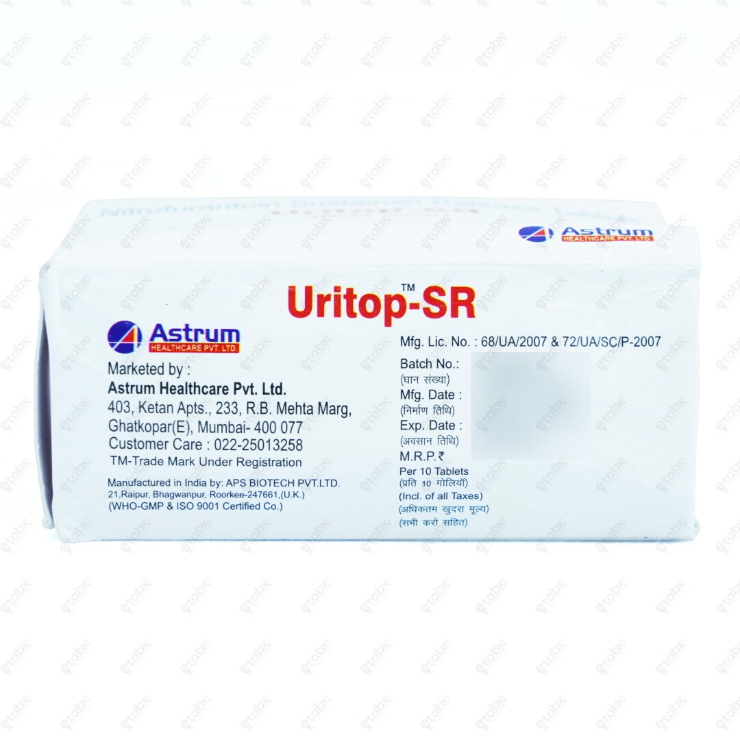 Uritop SR Tablets 10'S