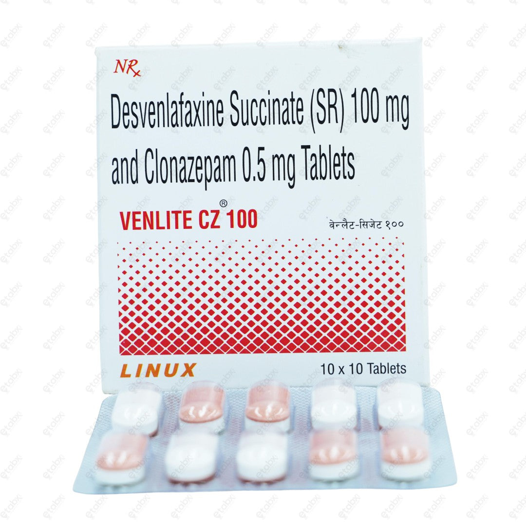 VENLITE CZ 100mg Tablet 10