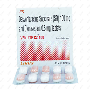 VENLITE CZ 100mg Tablet 10