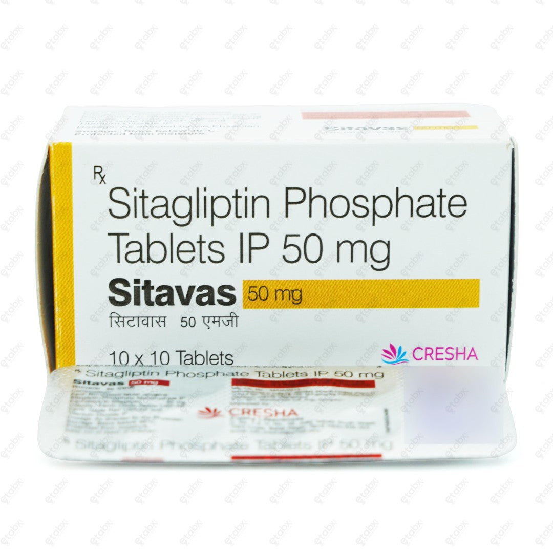 Sitavas 50mg Tablet 10's