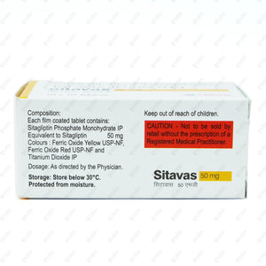 Sitavas 50mg Tablet 10's
