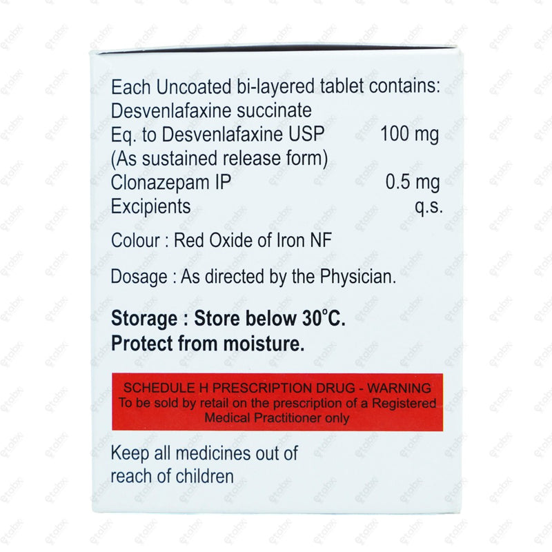 VENLITE CZ 100mg Tablet 10
