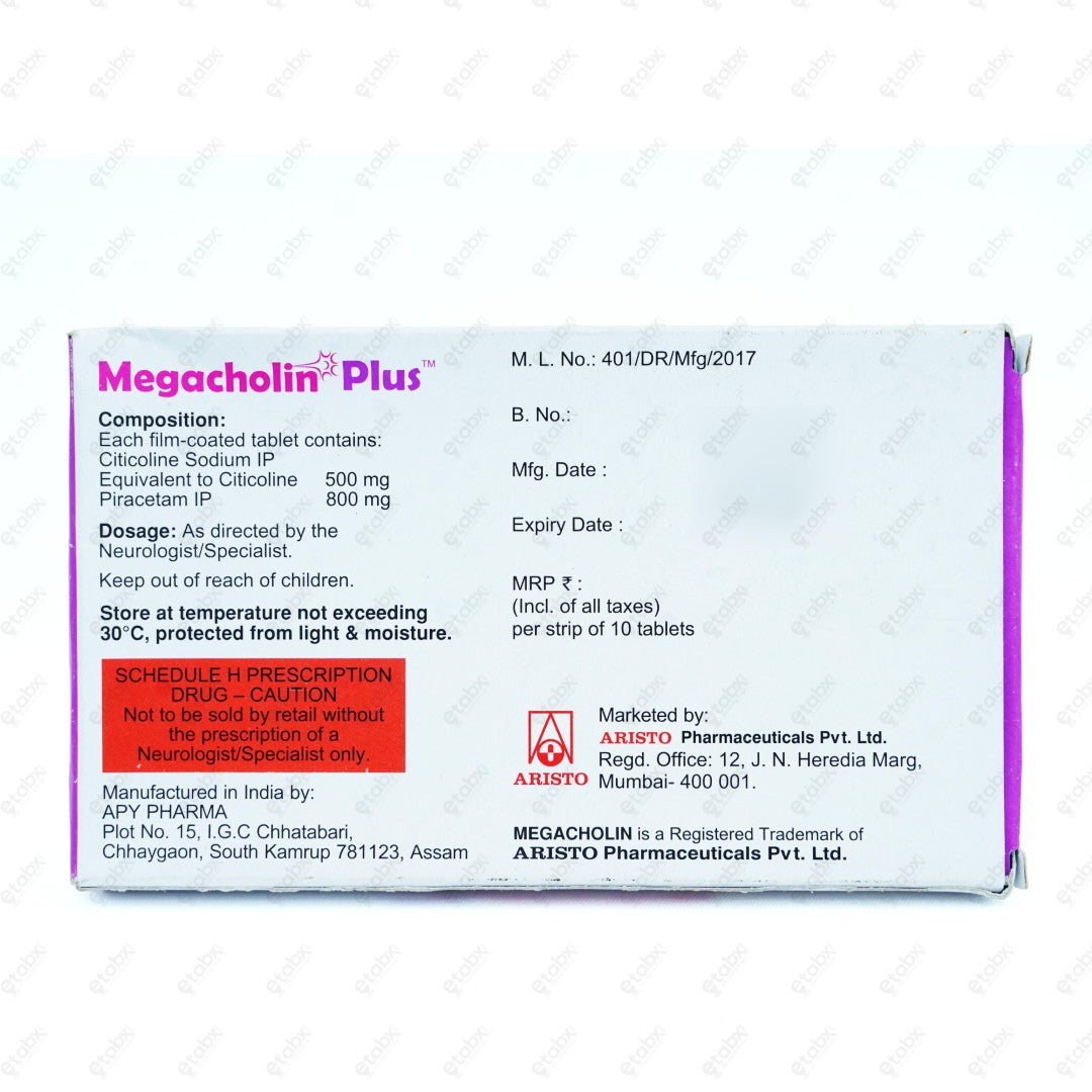 MEGACHOLIN PLUS Tablets (10's)
