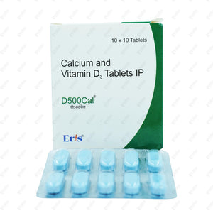 D 500 Cal Tablet 10's