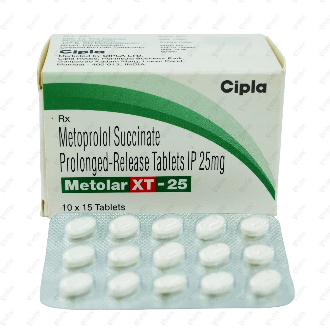 Metolar XT 25mg Tablet 15's