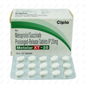 Metolar XT 25mg Tablet 15's