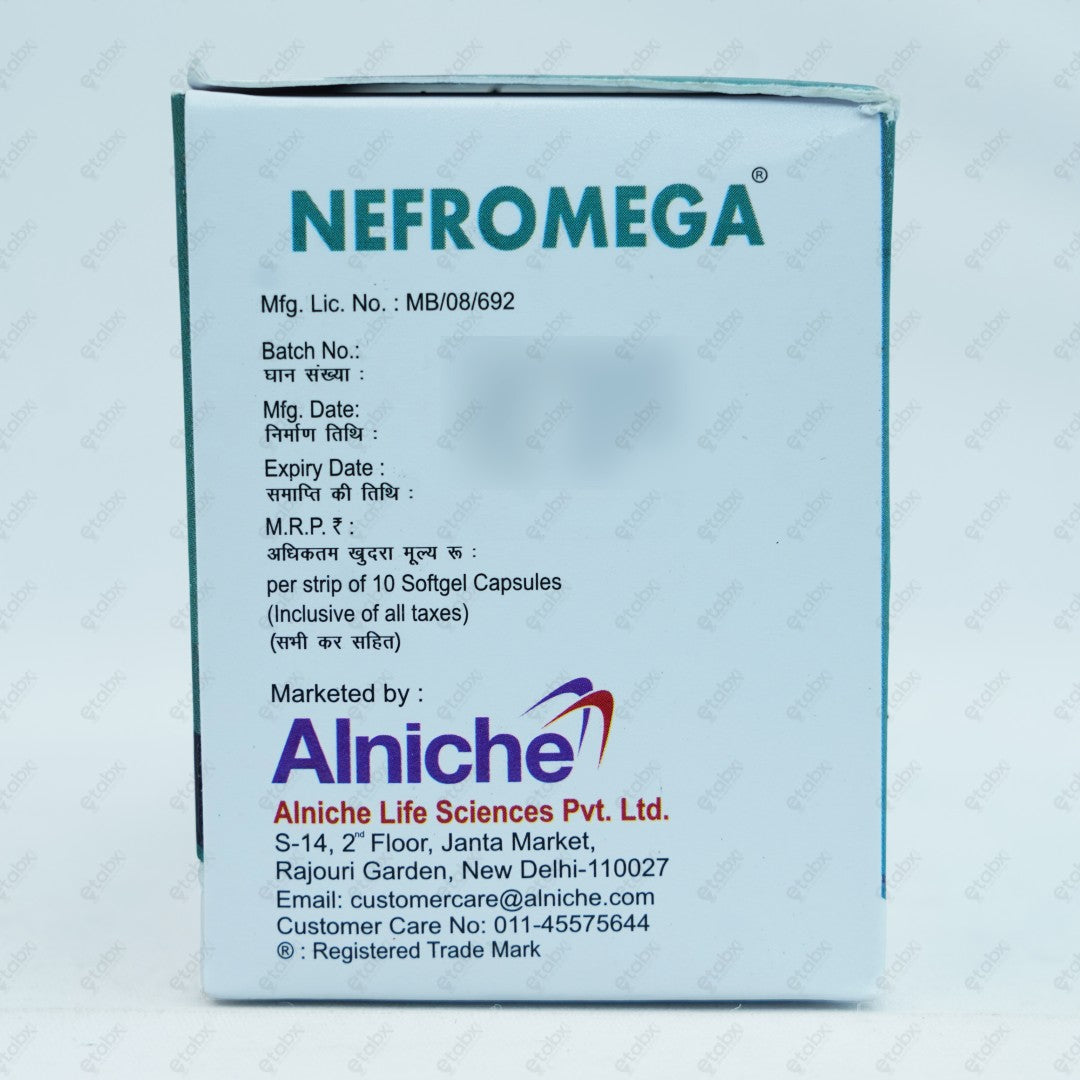 Nefromega Capsule 10's