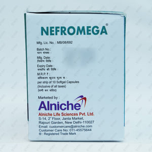 Nefromega Capsule 10's