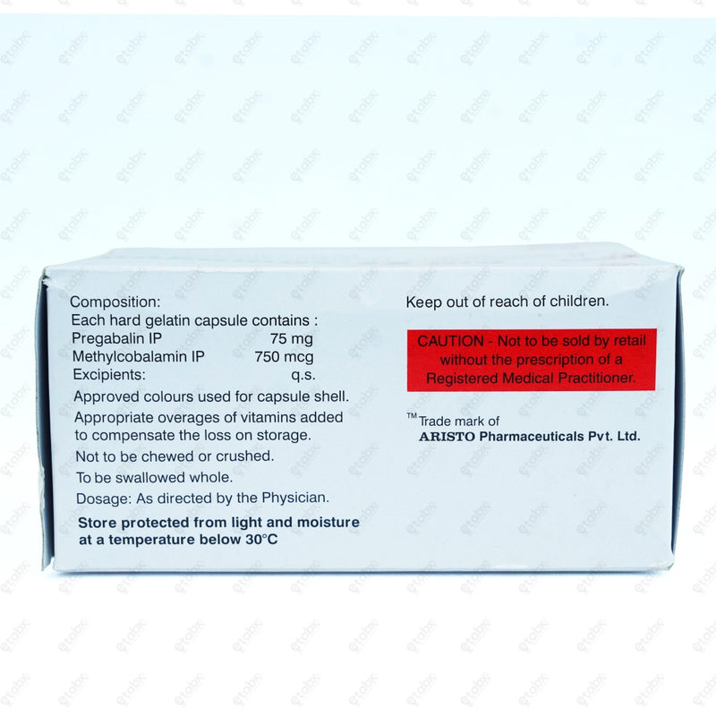 Gabamax 75mg Capsule 10's
