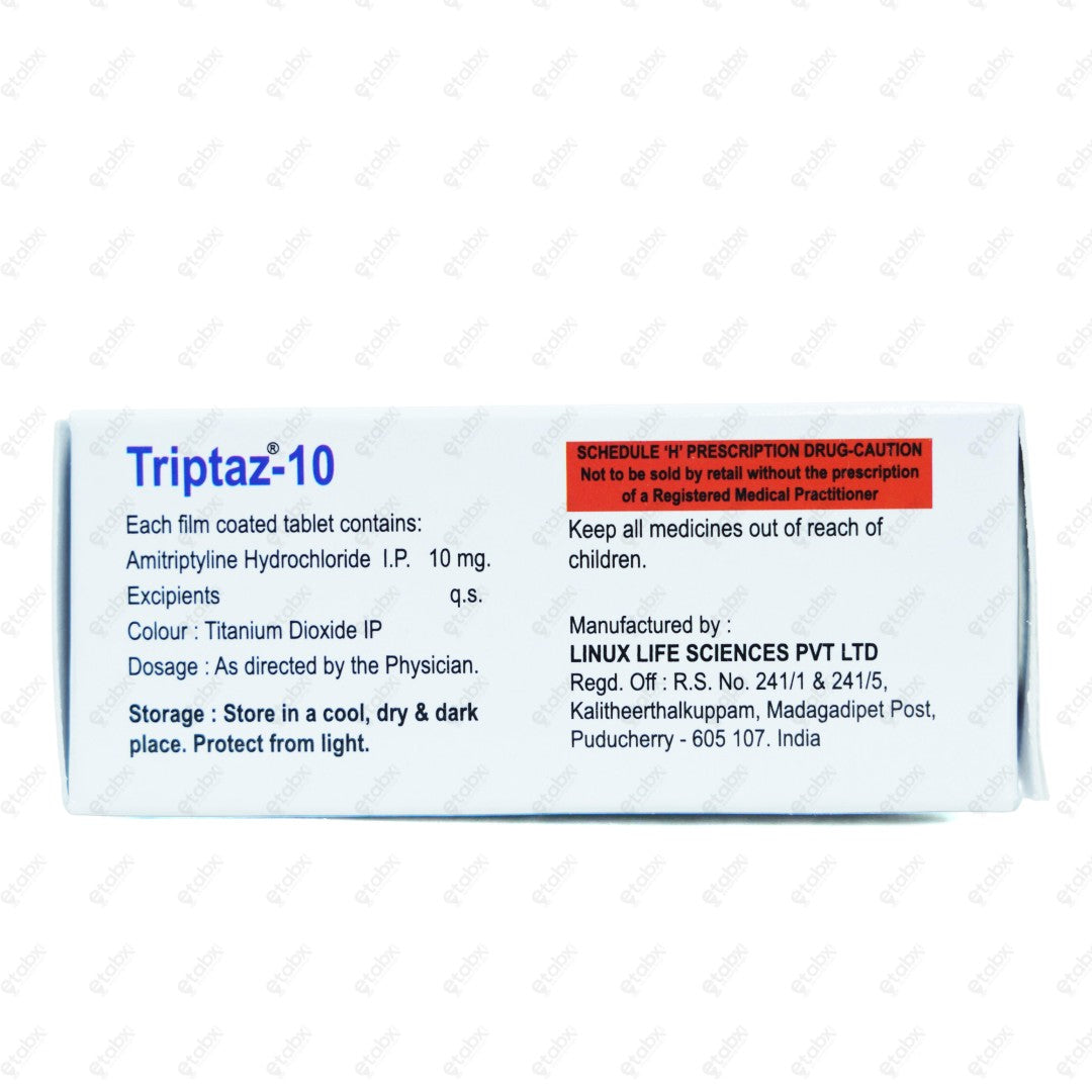 Triptaz 10mg Tablet 10's