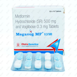 MEGAVOG MF 0.3/500mg Tablets (10's)