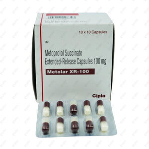 Metolar XR 100mg Capsule 10's