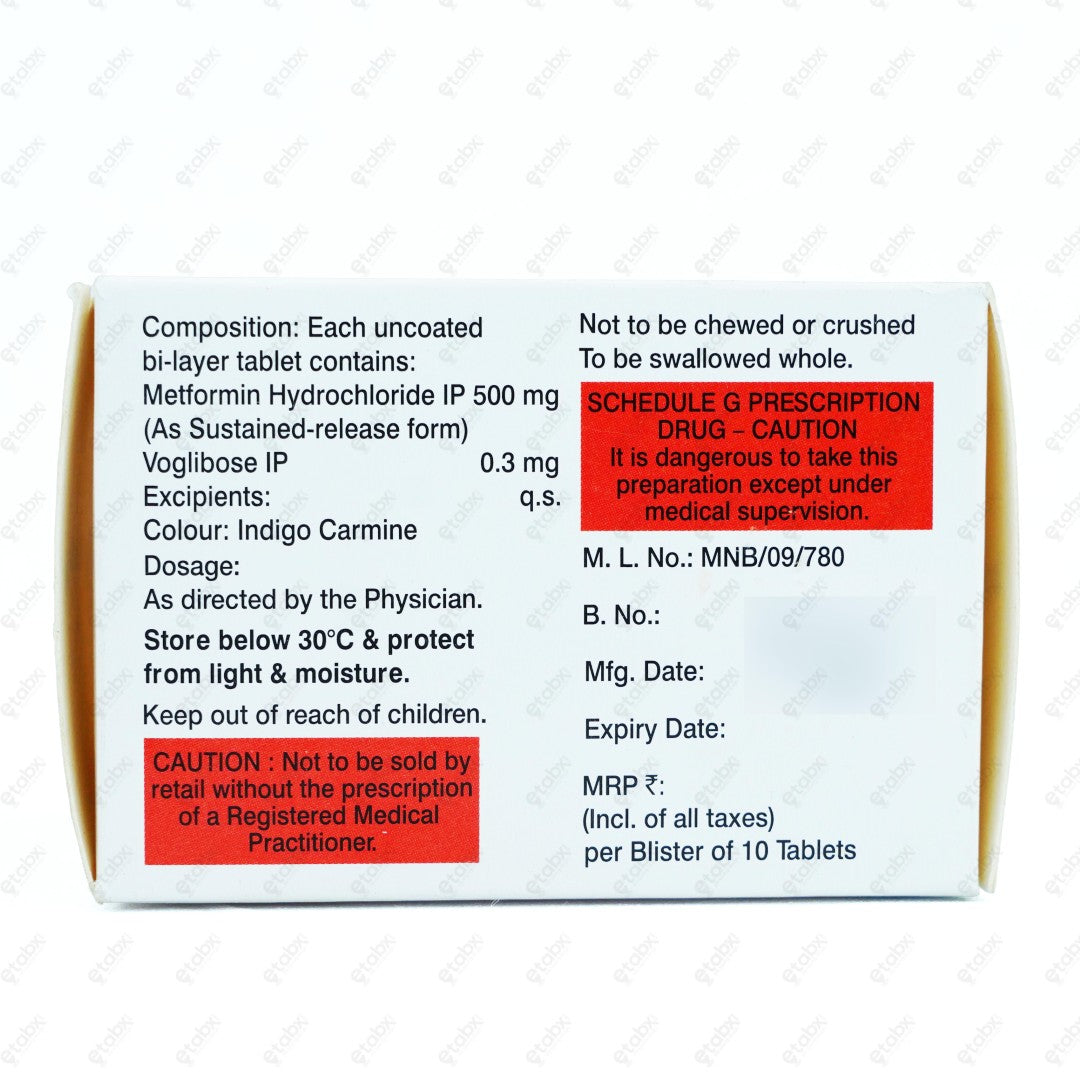 MEGAVOG MF 0.3/500mg Tablets (10's)