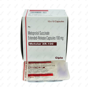Metolar XR 100mg Capsule 10's