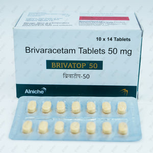 Brivatop 50mg Tablet 14's