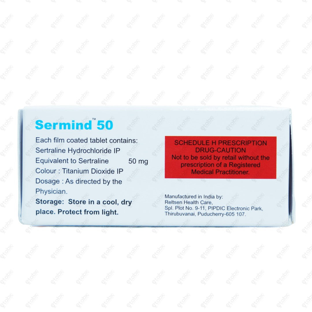Sermind 50mg Tablet 10's