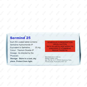 Sermind 25mg Tablet 10's