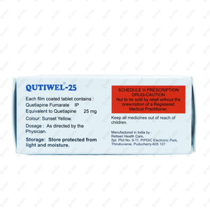 QUTIWEL 25mg Tablets (10's)
