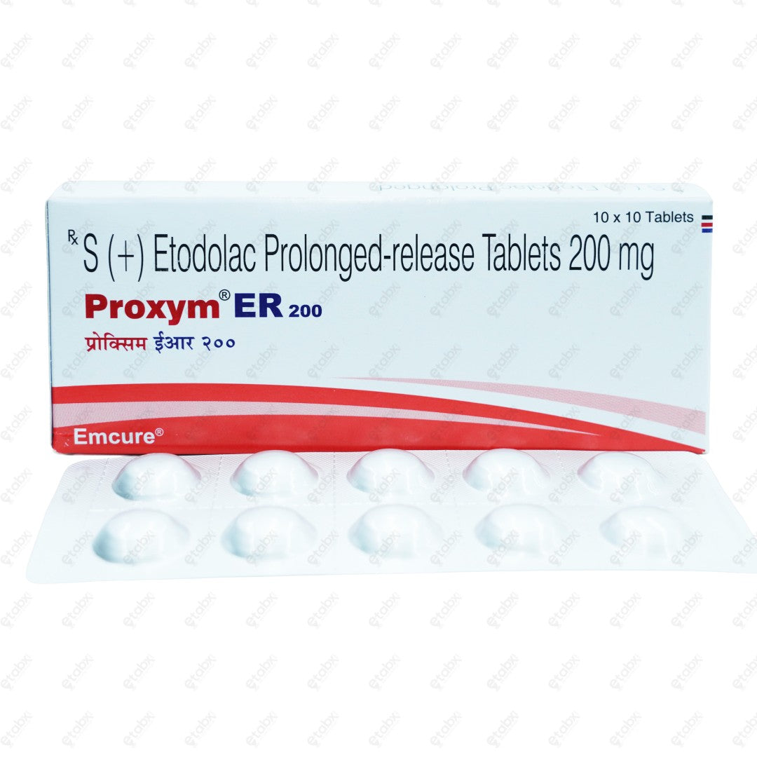 Proxym ER 200mg Tablets 15'S