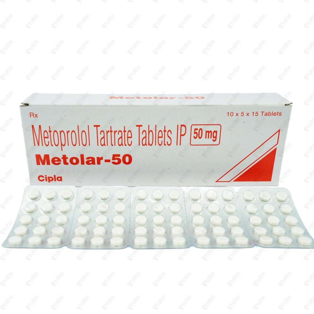 Metolar 50mg Tablet 15's