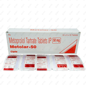 Metolar 50mg Tablet 15's
