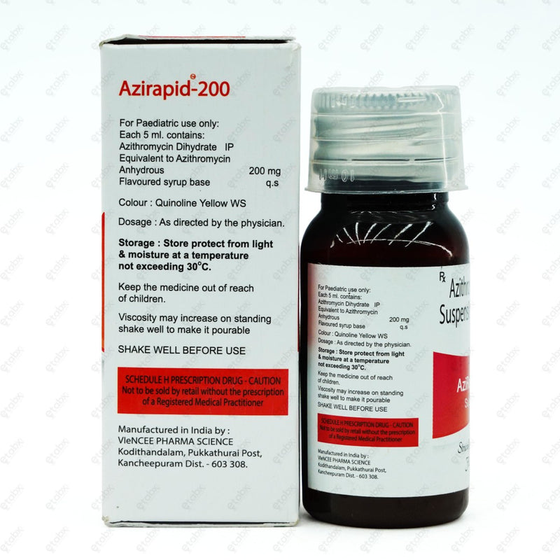 Azirapid 200 Suspension 30ml