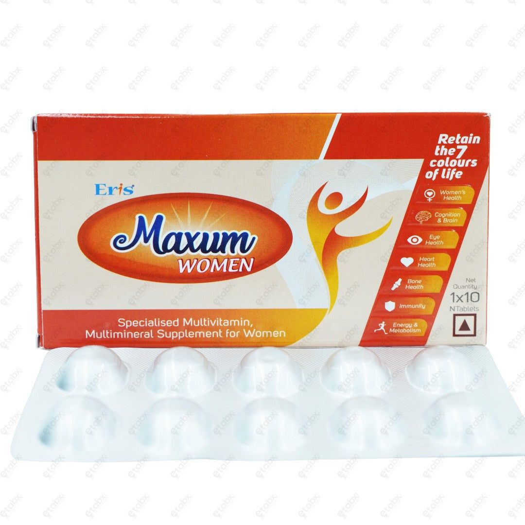 Maxum Women Tablet 10's