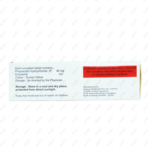 Pronate 40mg Tablet 10's