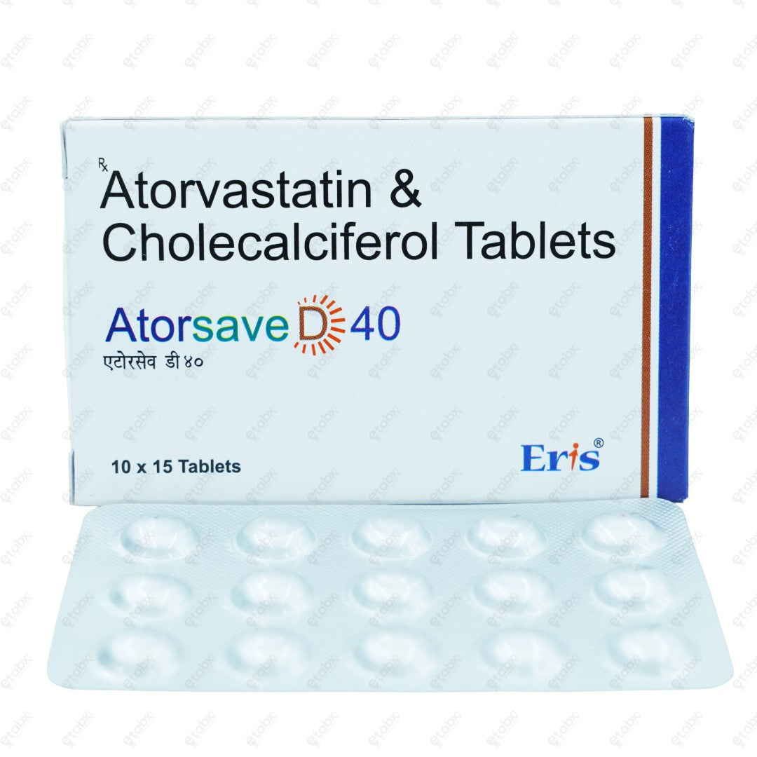 Atorsave D 40 Tablets 15's
