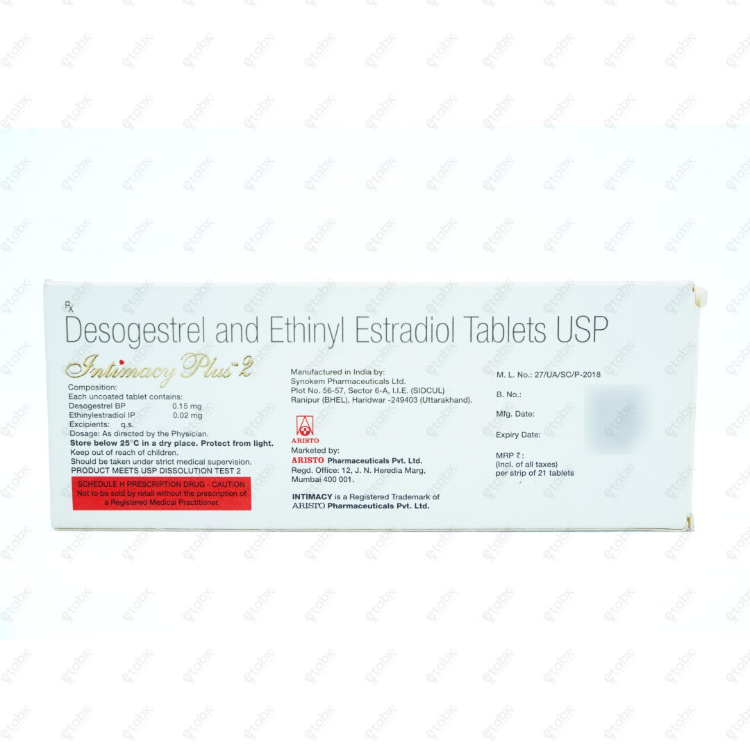 Intimacy Plus 2 mg Tablets 21's