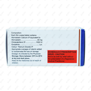 Atorsave D 40 Tablets 15's