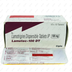 Lametec 100mg Dispersible Tablet 10's