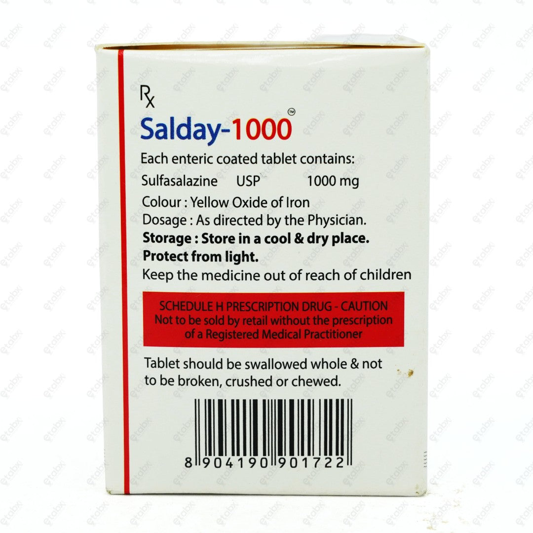 SALDAY 1000 Tablets 10's