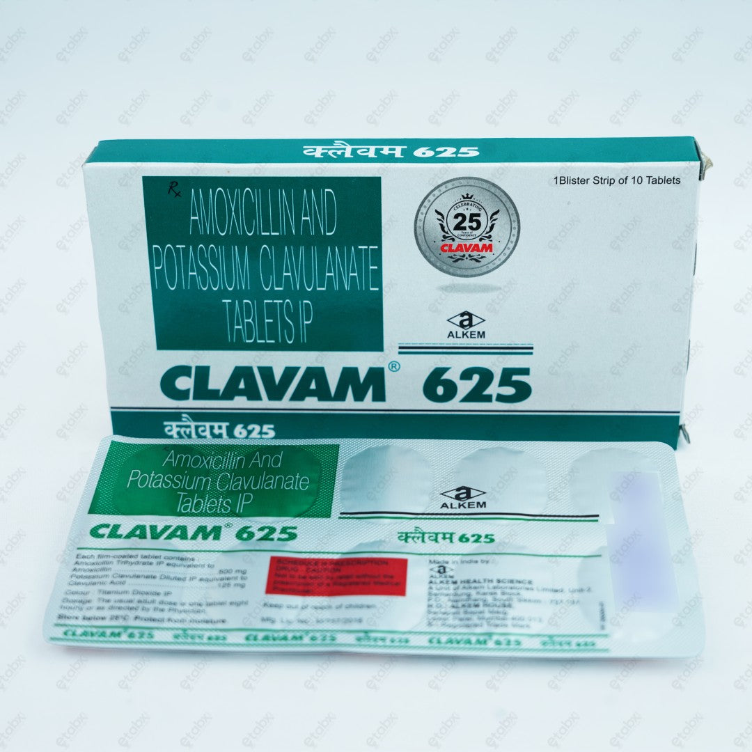 CLAVAM 625MG Tablets 10's