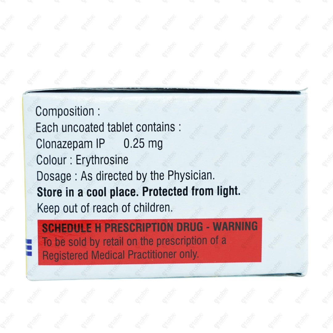 EPITRIL 0.25MG Tablets 10's